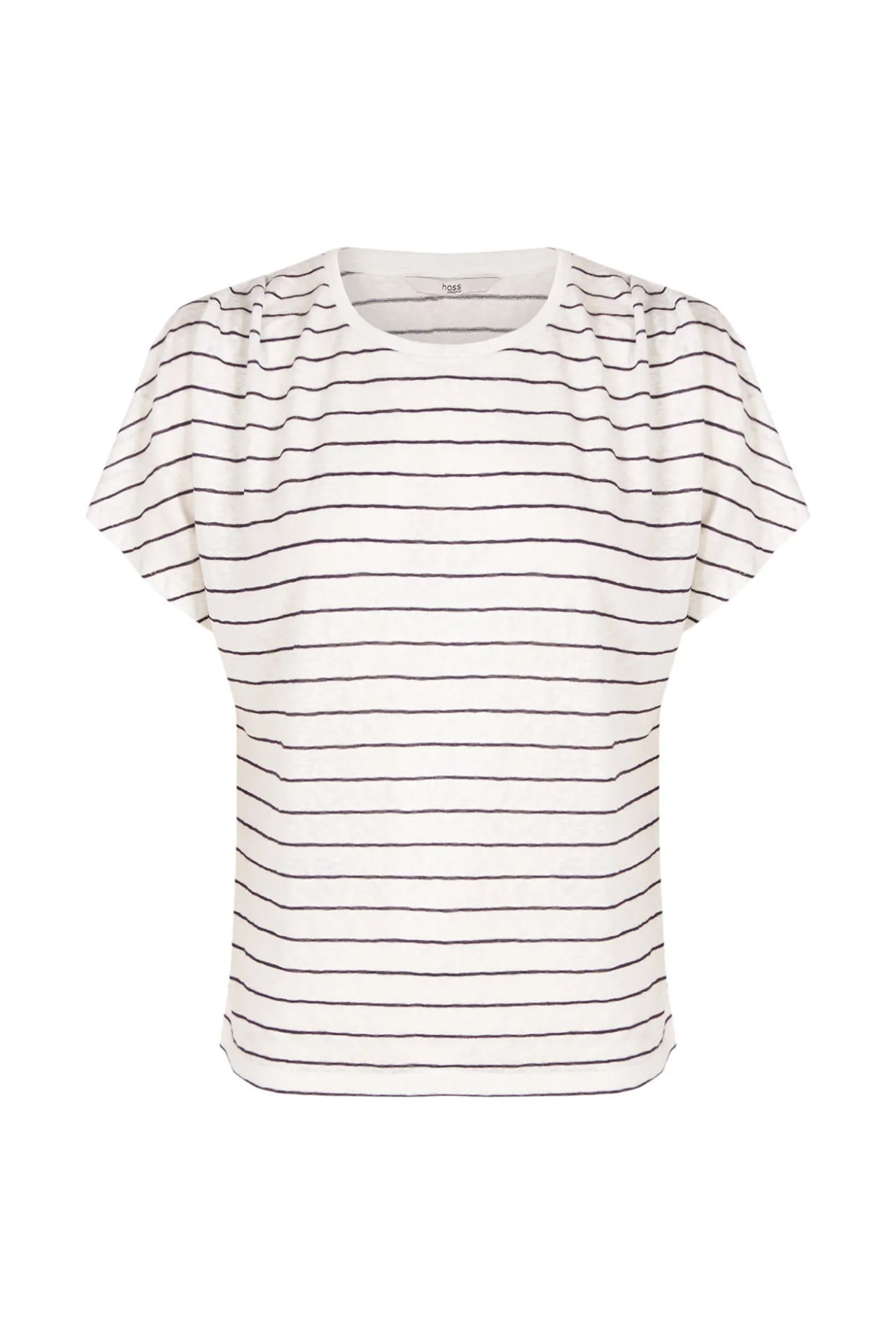 Mía. T-shirt de riscas
