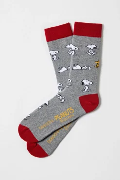 Meias altas Snoopy em algodão orgânico