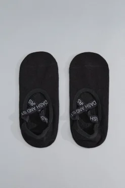 Meias de balé de algodão preto