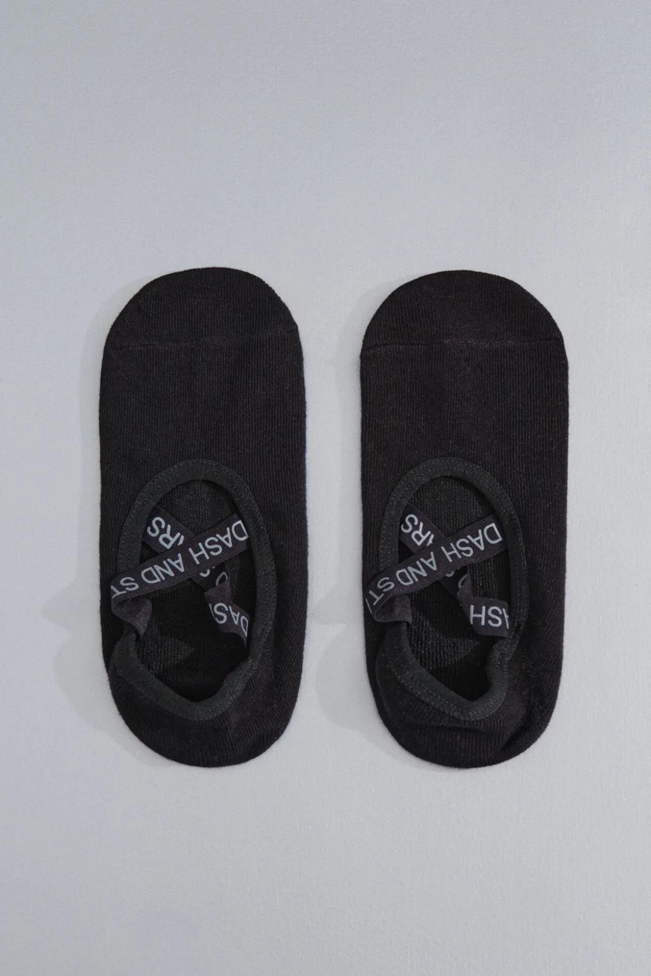 Meias de balé de algodão preto