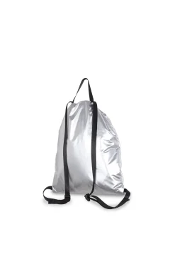 Mochila metalizada acolchoada