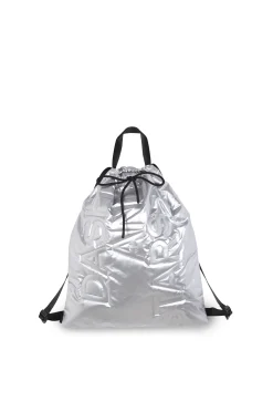 Mochila metalizada acolchoada