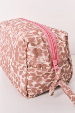 Nécessaire médio estampado animal print