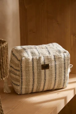 Necessaire Bacoli cinzento escuro 20x15x10