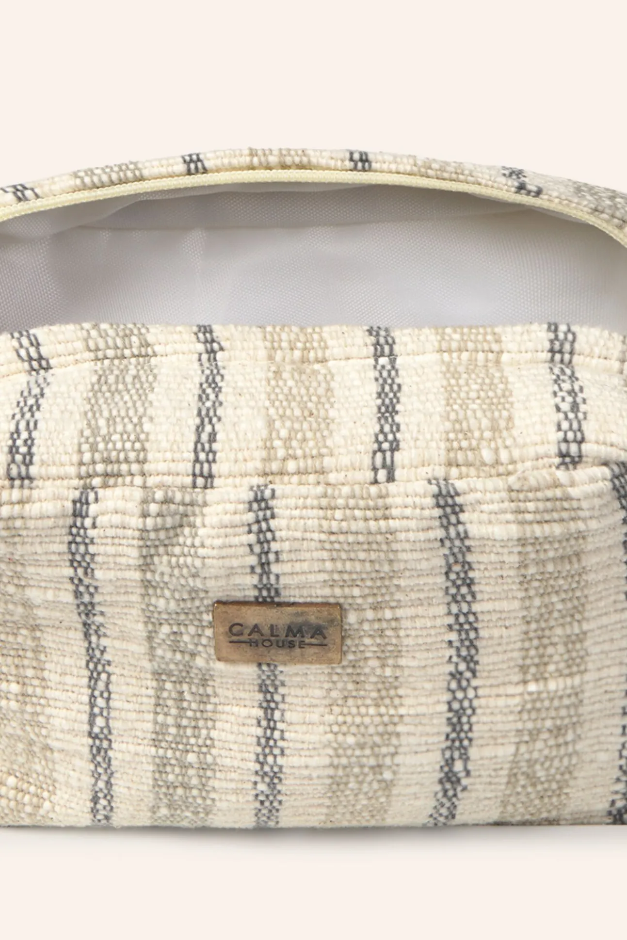 Necessaire Bacoli cinzento escuro 20x15x10