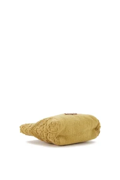 Necessaire de praia em algodão dourado