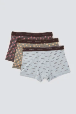 Pack 3 boxers animais marinhos