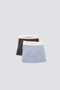 Pack 2 boxers de malha de algodão