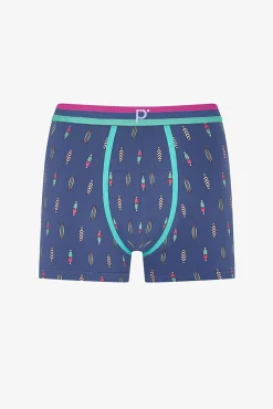 Pack 3 boxers estampados azul