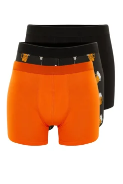 Pack 3 boxers lisos de algodão