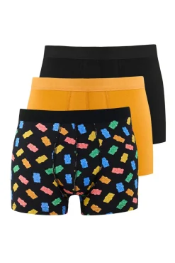 Pack 3 boxers lisos de algodão