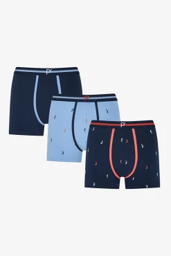 Pack 3 boxers vermelho
