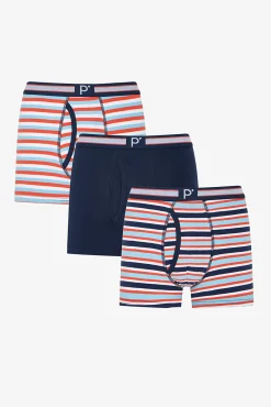 Pack de 3 boxer de riscas