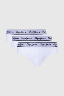 Pack de 3 cuecas regular fit em algodão com elastano.