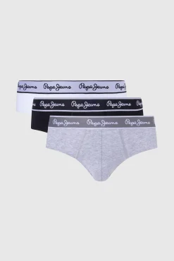 Pack de 3 cuecas regular fit em algodão com elastano.