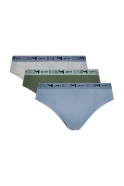 Pack de 3 slips de algodão elástico orgânico