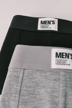 Pack 2 boxers cinza e preto
