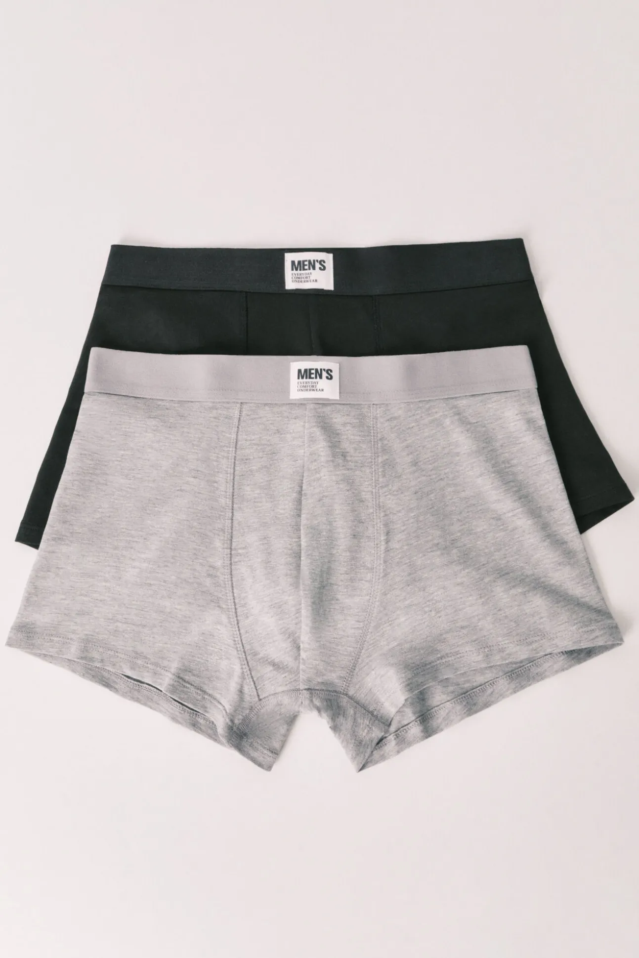 Pack 2 boxers cinza e preto