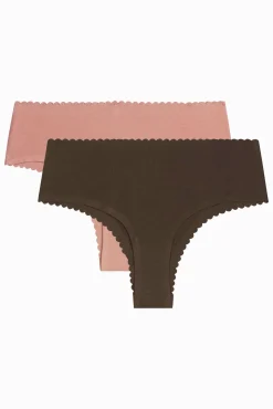 Pack 2 cuecas hipster sem costura
