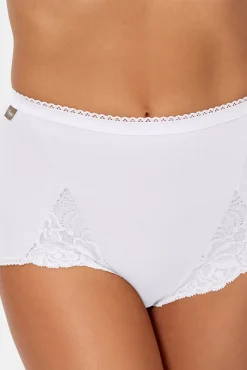 Pack de 2 cuecas maxi stretch de algodão com renda
