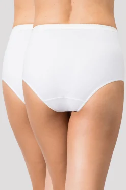 Pack de 2 cuecas Midi de algodão orgânico