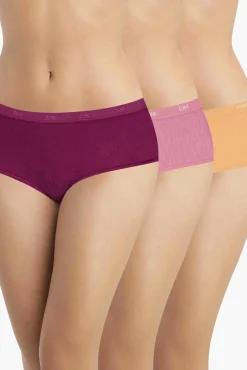 Pack de 3 culottes em várias cores