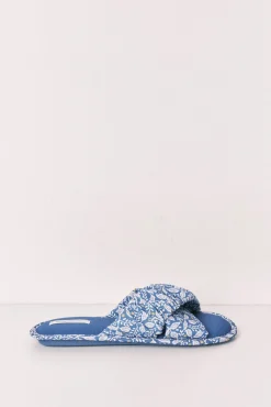 Pack de viagem chinelos de quarto azul