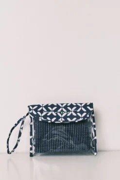 Pack 2 nécessaires estampado azul