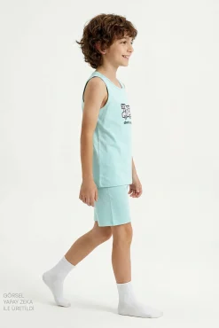 Pack 2 pijamas curtos infantis caravana