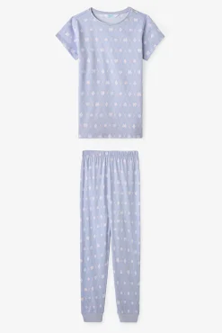 Pack 2 pijamas infantis diamantes