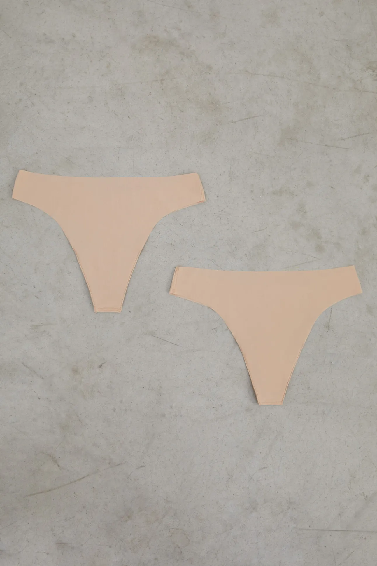 Pack 2 tangas nude