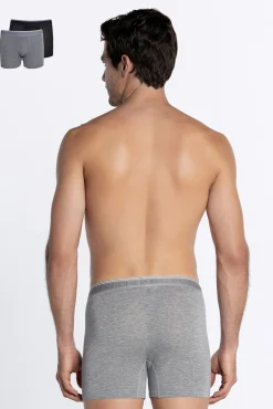 Pacote 2 boxers bambu elástico