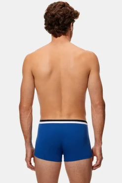 Pacote de 2 boxers masculinos de algodão elástico