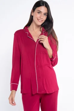 Pijama camiseiro manga