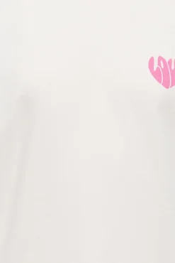 Pijama com estampado frontal