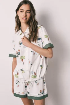 Pijama curto camiseiro Little Miss™