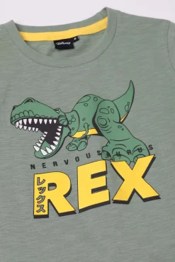 Pijama curto dino Rex Toy Story
