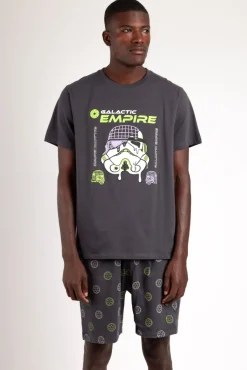 Pijama curto neon Star Wars império