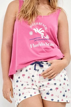 Pijama de alças estampado Snoopy