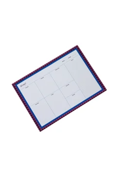 Planejador de mesa semanal - Pied-De-Poule