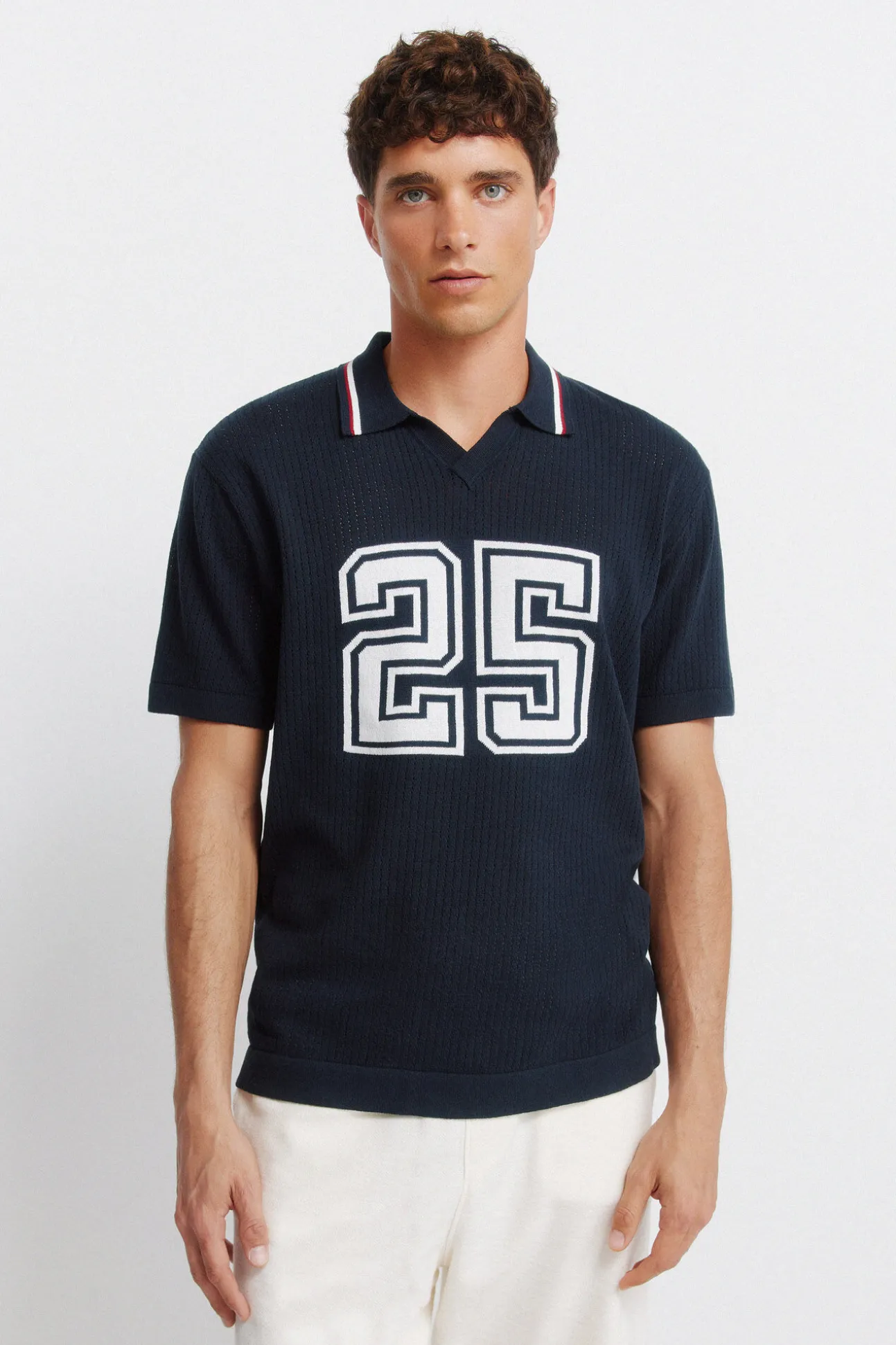 Polo sport jacquard