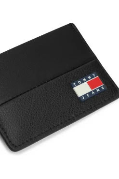 Porta-cartões Tommy Jeans preto