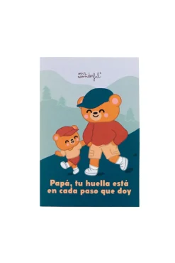 Postal - Pai, a tua pegada está em cada passo que dou