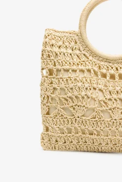 POUCH de RÁFIA TRANÇADA