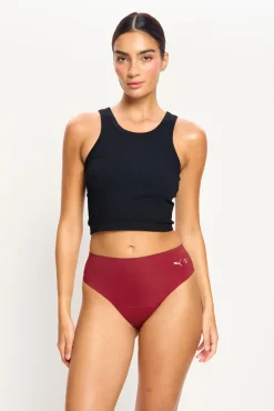 Puma Cueca Menstrual Brasileira Sem Costura Fluxo Abundante Vermelho