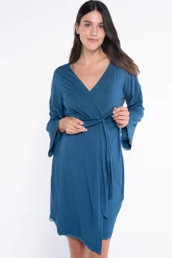 Robe de pré-mamã com renda renda