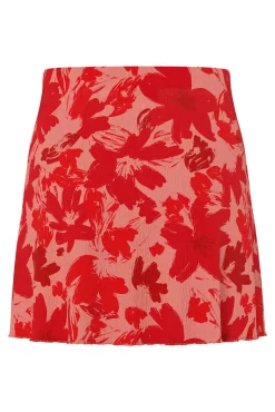 Saia mini estampada