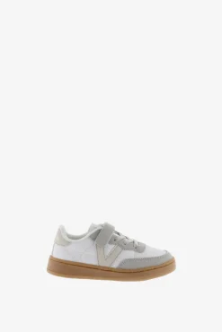 Sapatilhas desportivas com atacadores e velcro