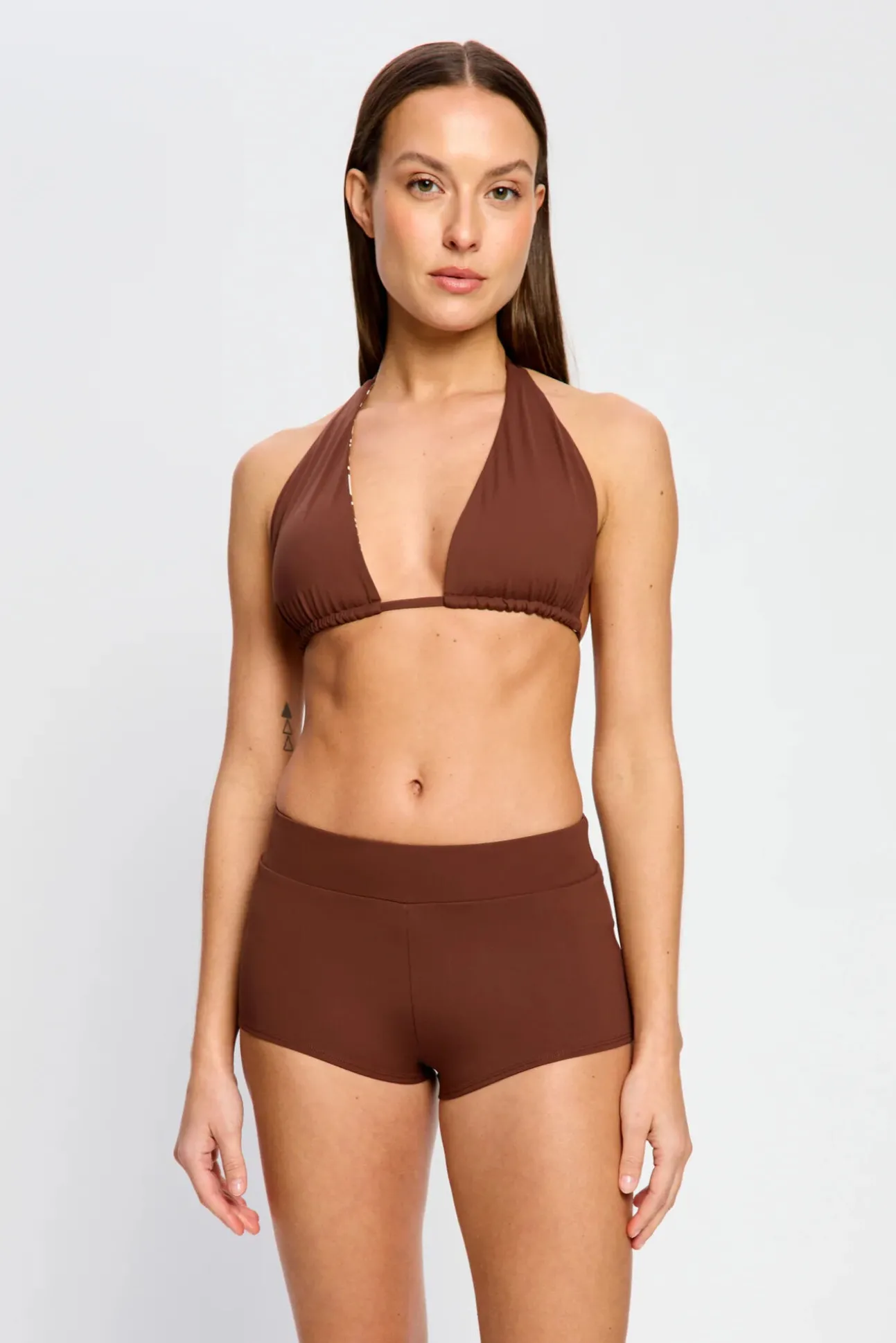 Short de banho menstrual fluxo super chocolate