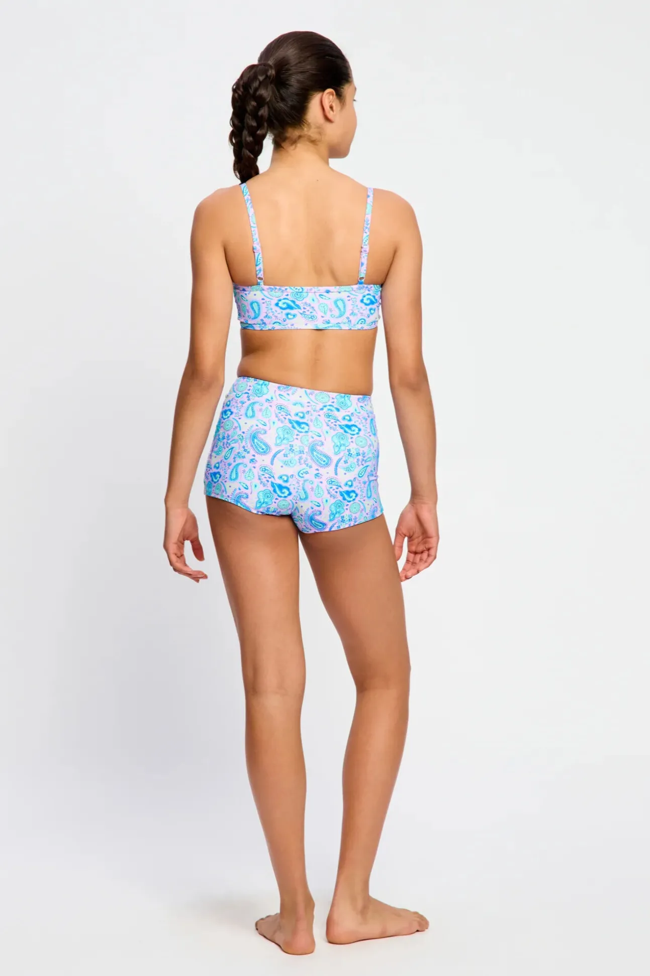 Short de Banho Menstrual Teen Fluxo Super Pink